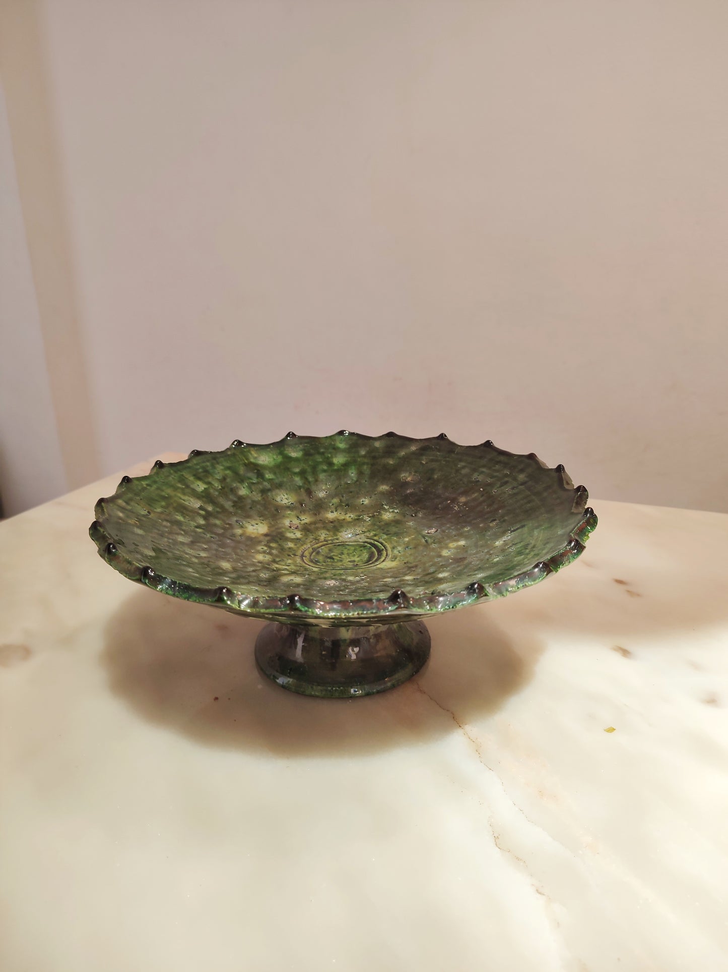 Serving Birthday cake stand Ceramic Tamegroute