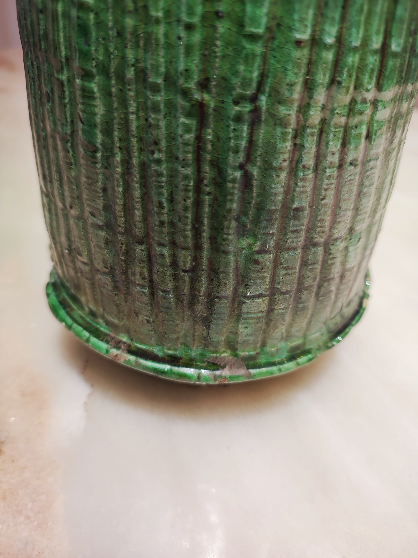 Tamegroute ceramic Vase from Morocco .