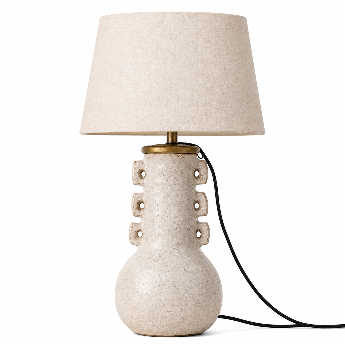 Moroccan ceramic table lamp