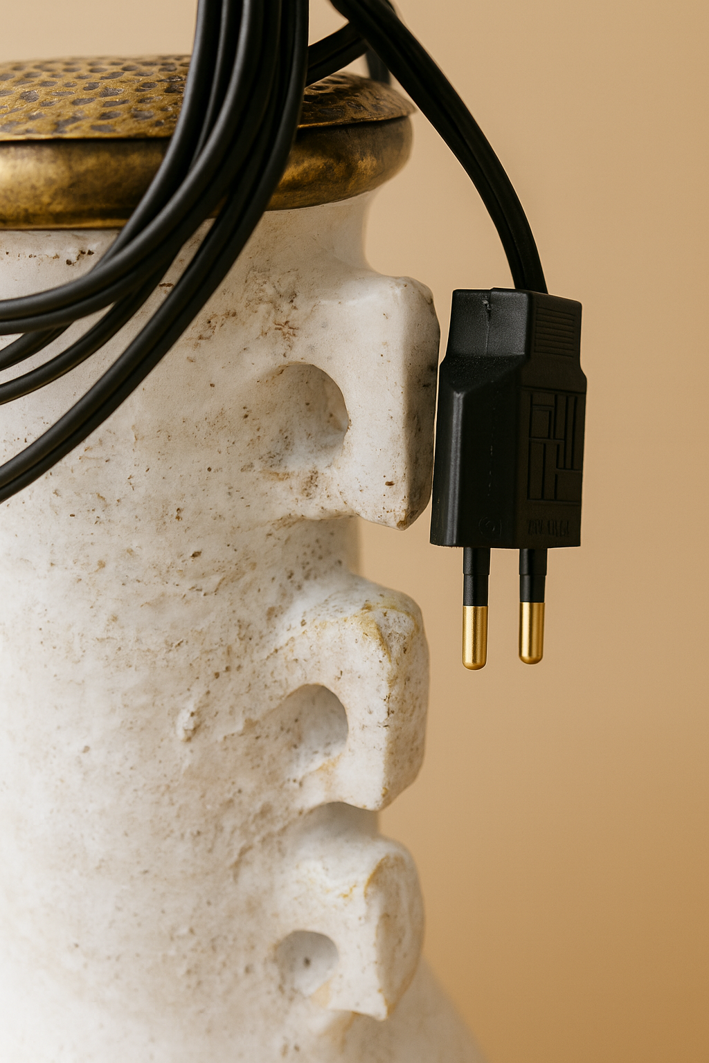 Custom Moroccan Ceramic Table Lamp – Custom Made, 50cm Height x 30cm Width