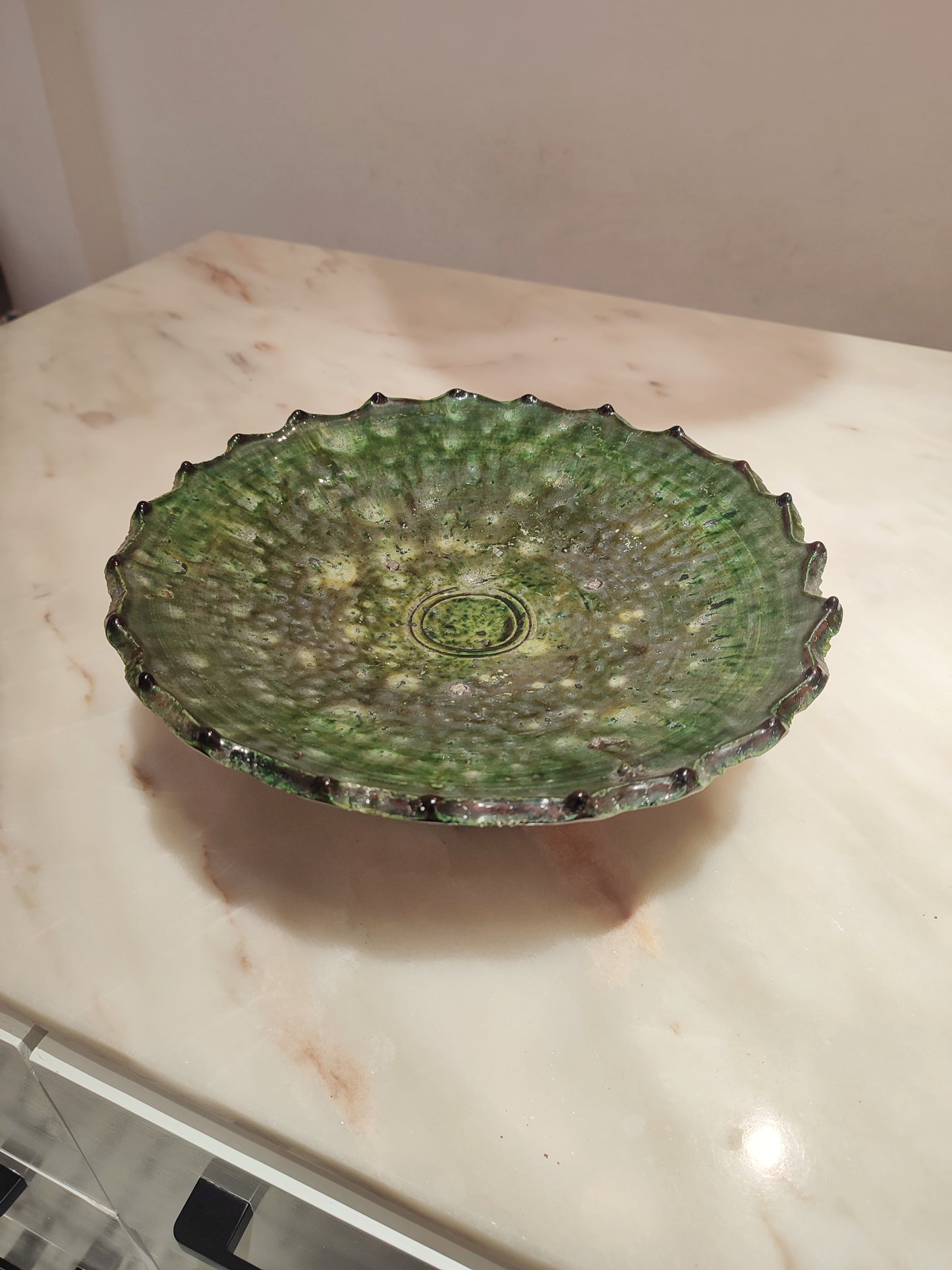 Serving Birthday cake stand Ceramic Tamegroute