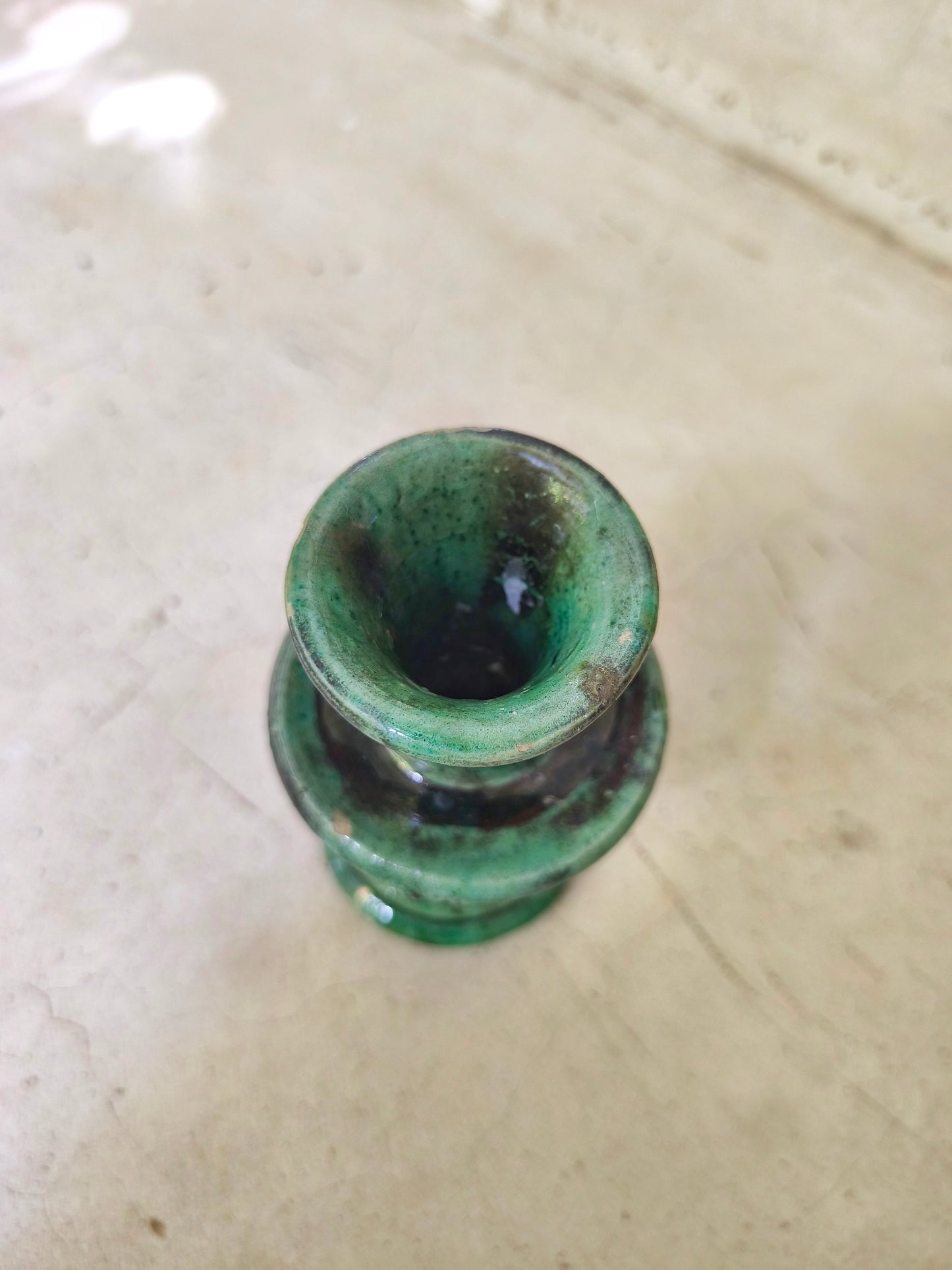Authentic Moroccan Tamegroute Ceramic Candle holders