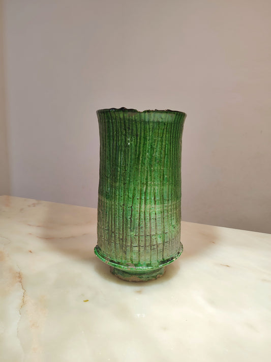 Tamegroute ceramic Vase from Morocco .
