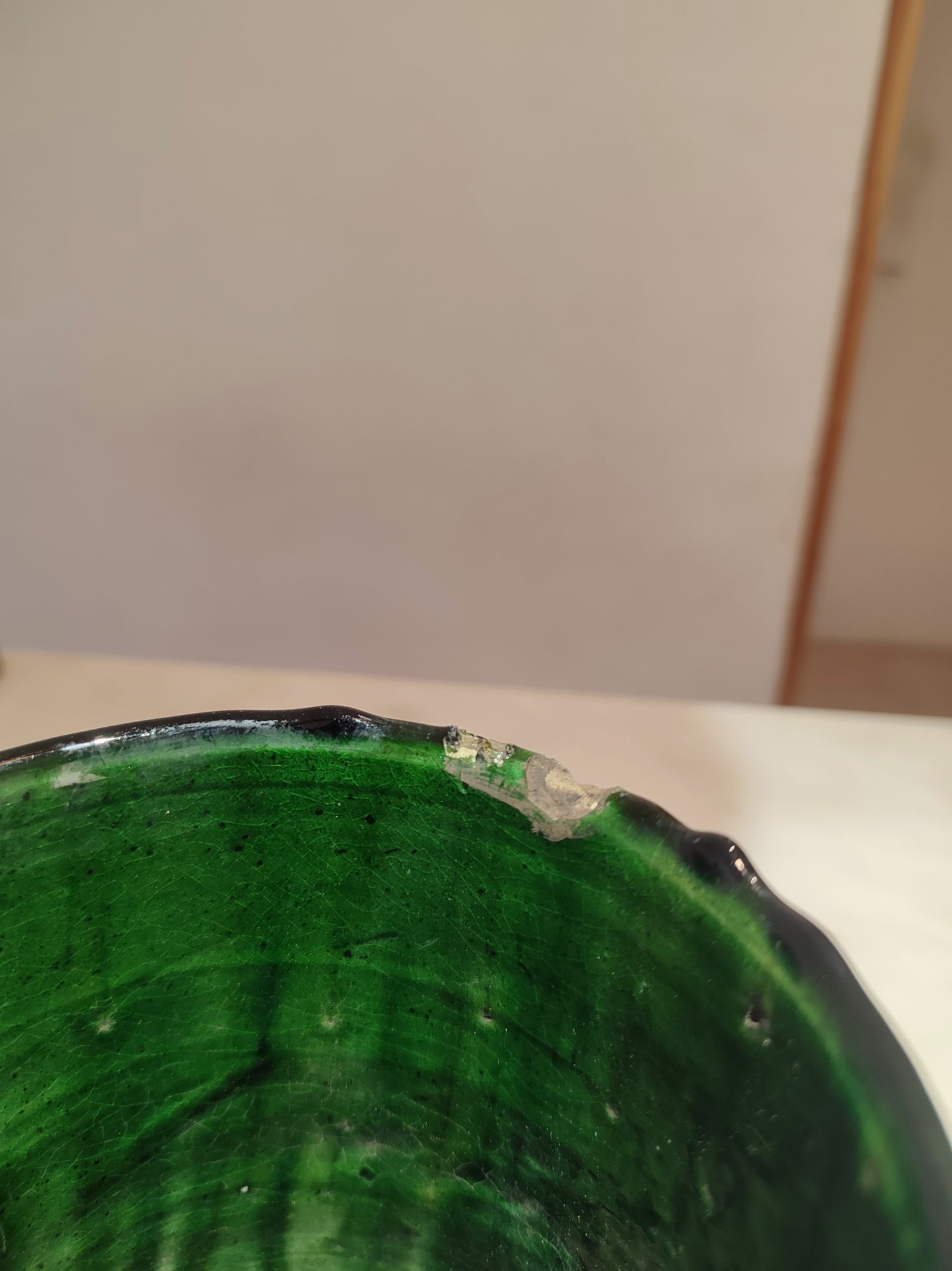 Tamegroute ceramic Vase from Morocco .