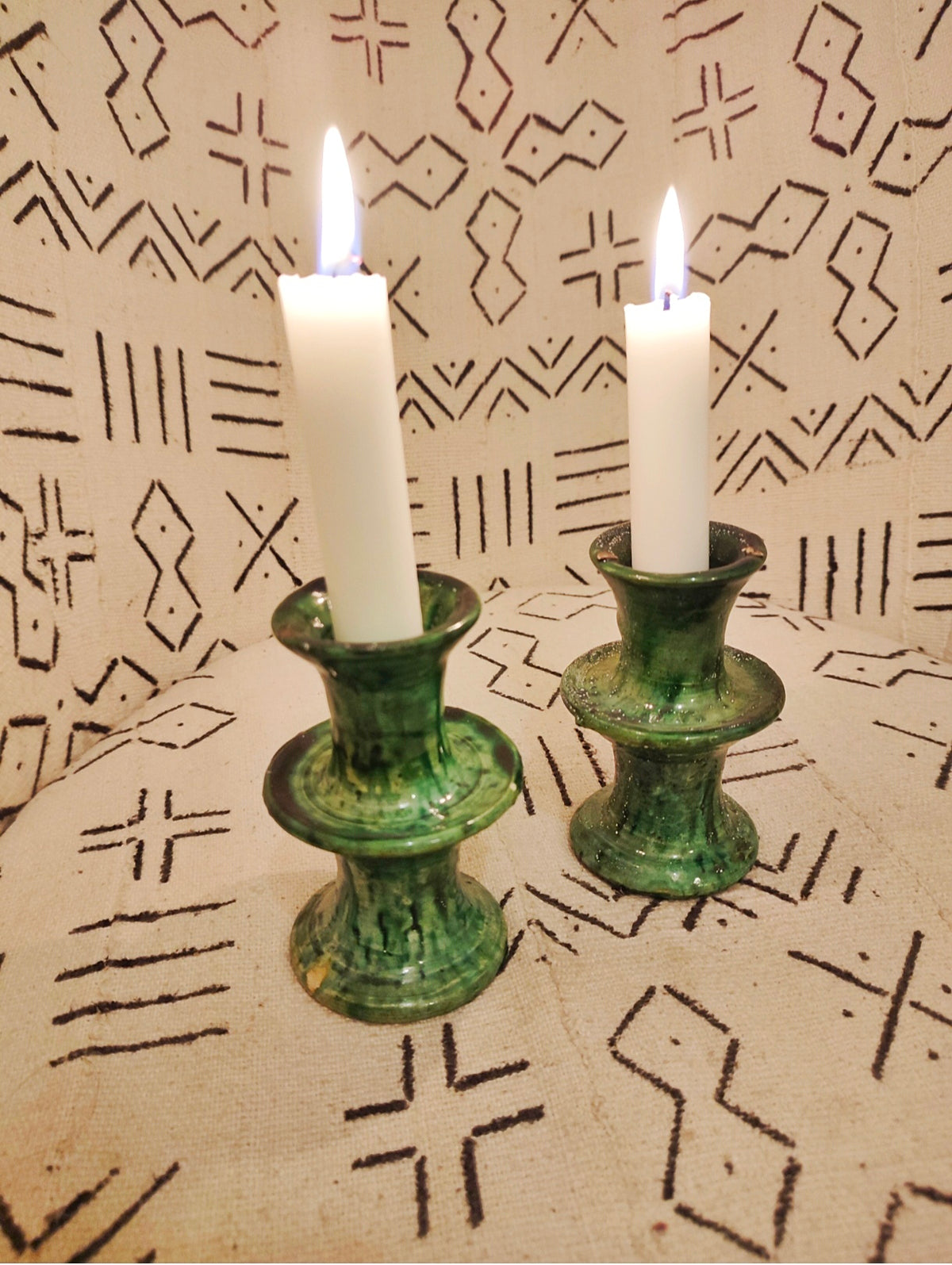 Handmade Moroccan tamegroute Candle Holders