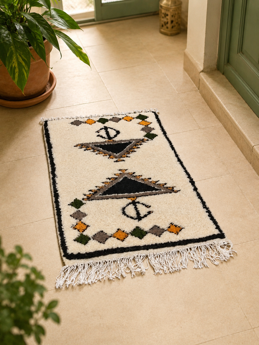 Authentic Handmade Moroccan Berber Wool Rug