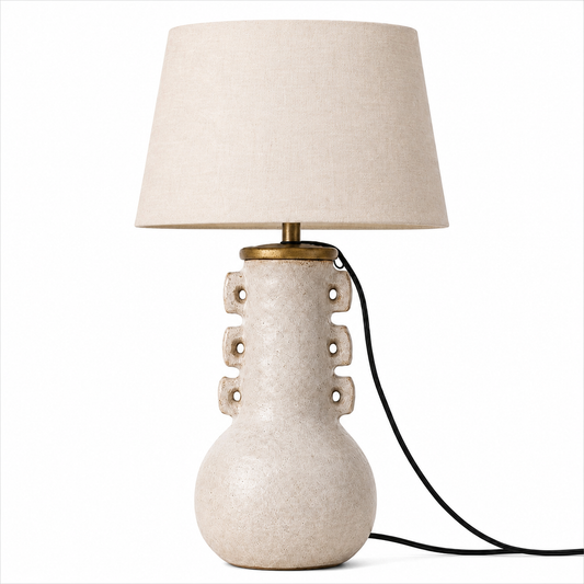 Moroccan ceramic table lamp