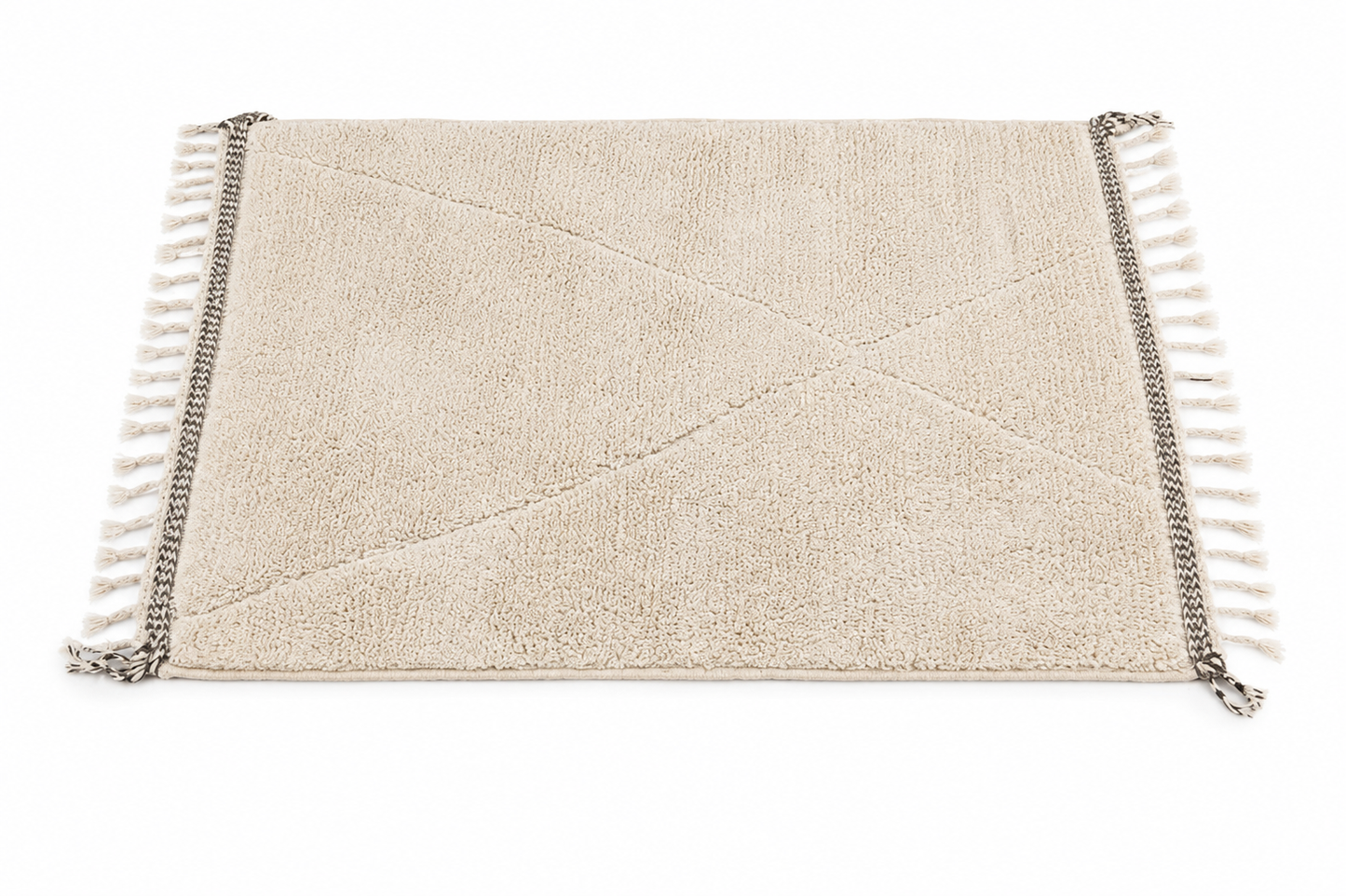 Authentic Small Beni Ourain Berber Rug – Handmade Moroccan Wool Area Rug | Tamegroute Pottery