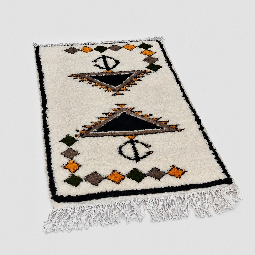 Authentic Handmade Moroccan Berber Wool Rug