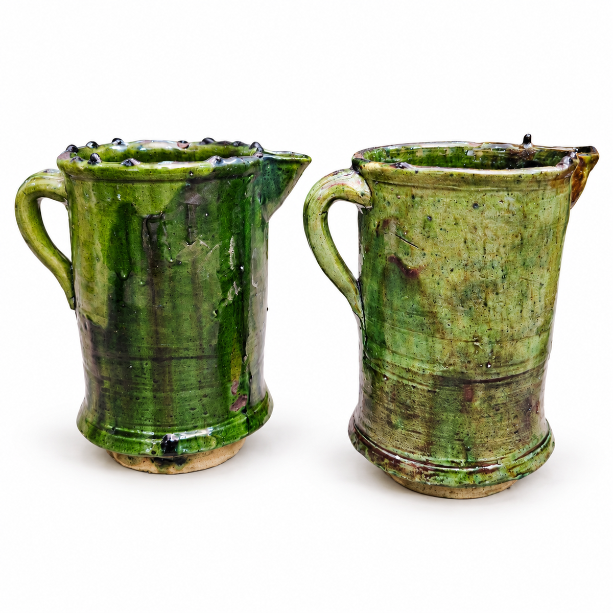 Handmade Tamegroute Green Ceramic Jar Vase – Moroccan Pottery