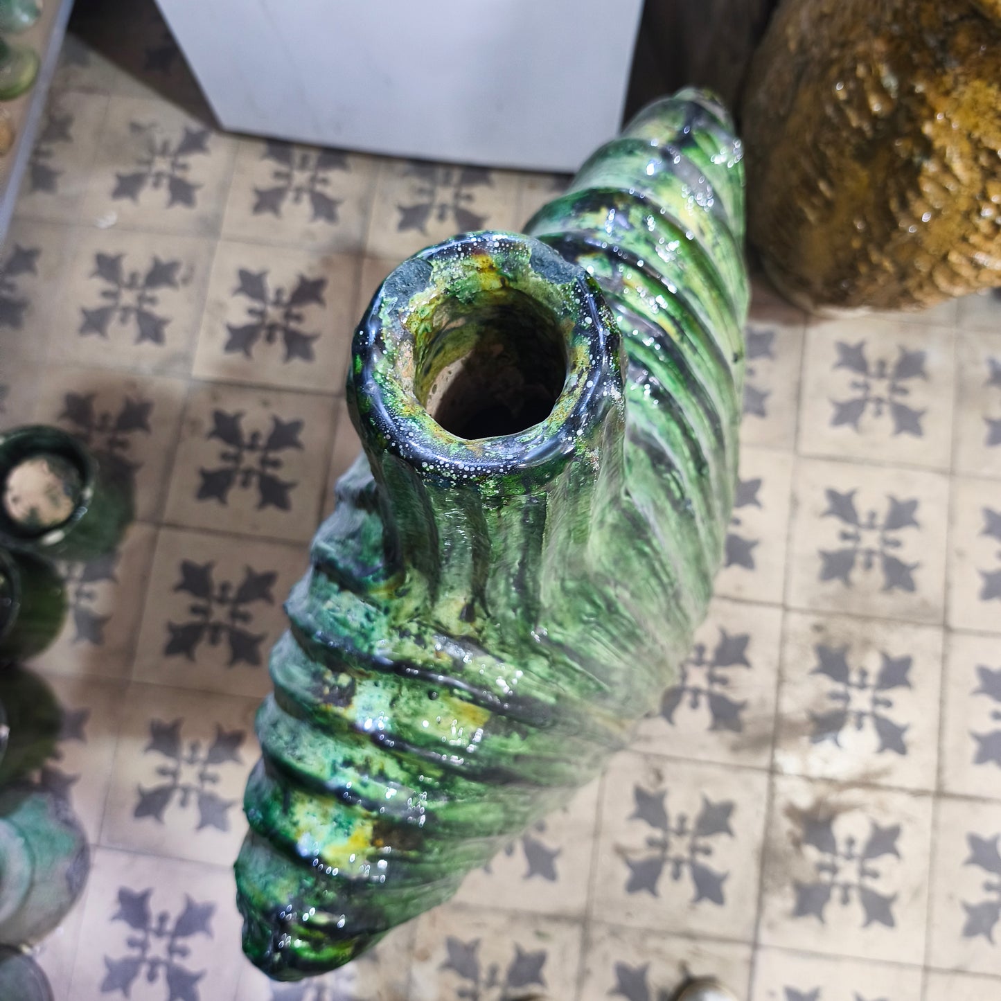 Sculpture & statue Tamegroute Ornament  Decor - Moroccan Tamegroute  Ceramic artisan creation