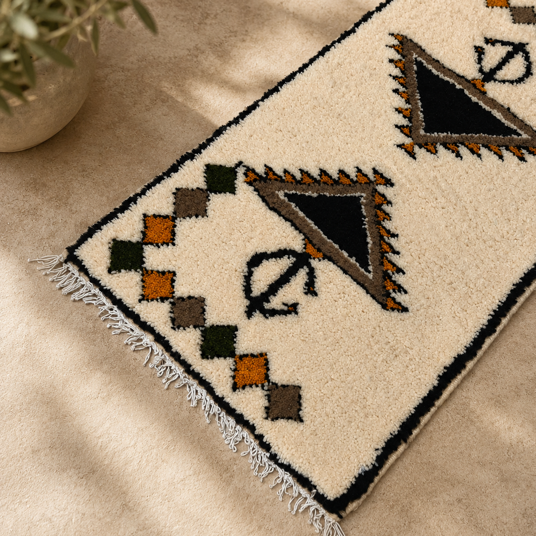 Authentic Handmade Moroccan Berber Wool Rug