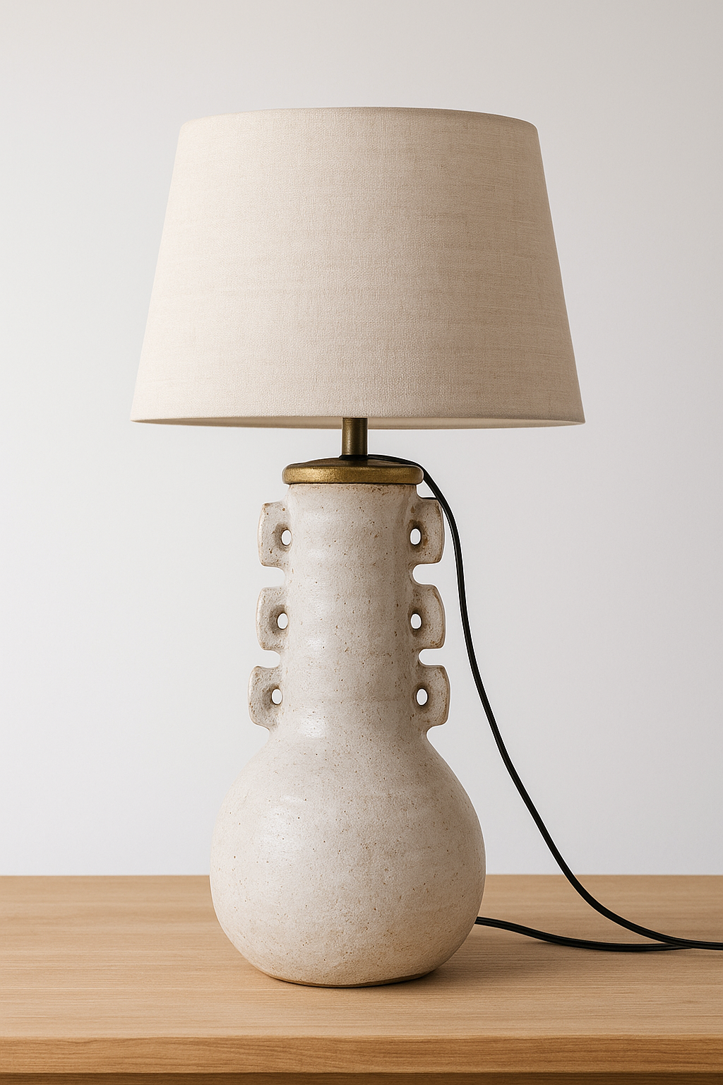 Custom Moroccan Ceramic Table Lamp – Custom Made, 50cm Height x 30cm Width