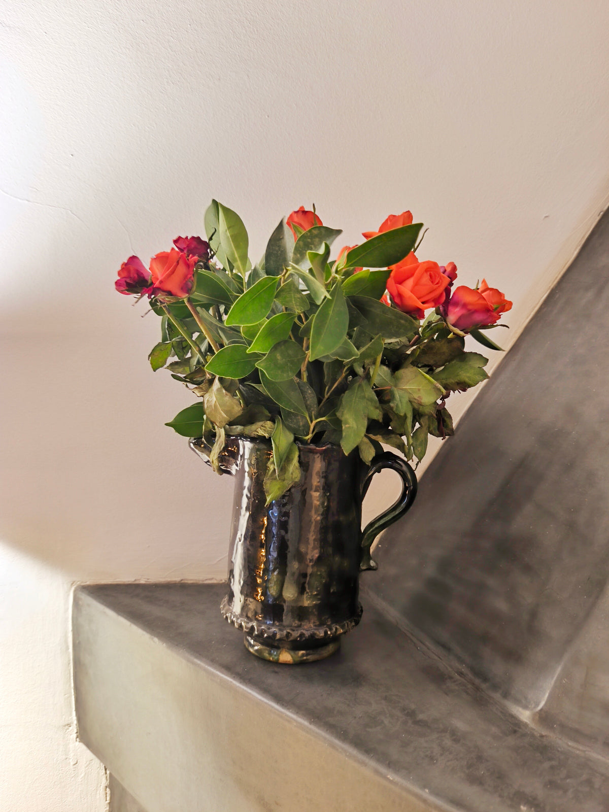 Handmade Tamegroute Green Ceramic Jar Vase – Moroccan Pottery