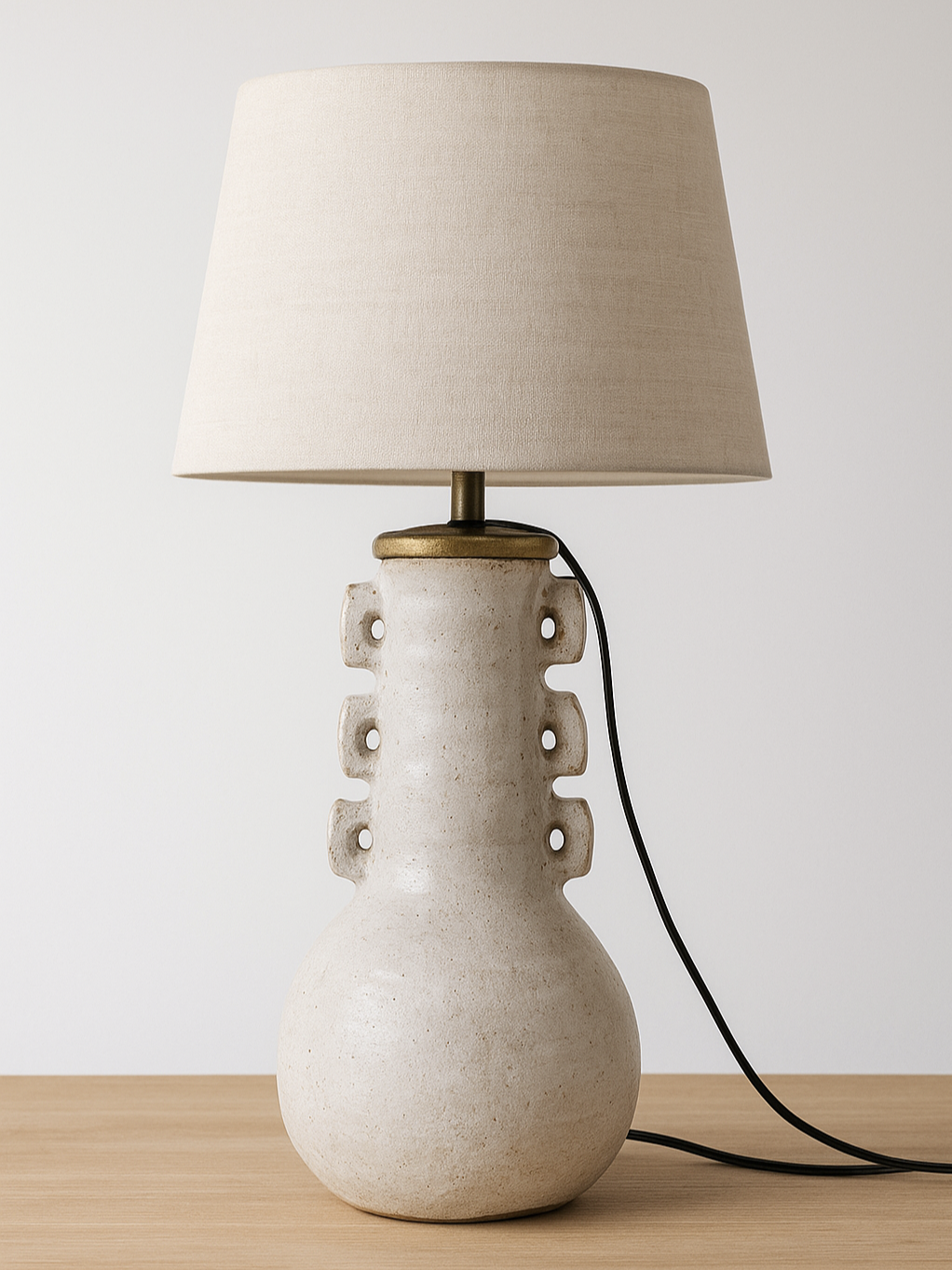 Custom Moroccan Ceramic Table Lamp – Custom Made, 50cm Height x 30cm Width