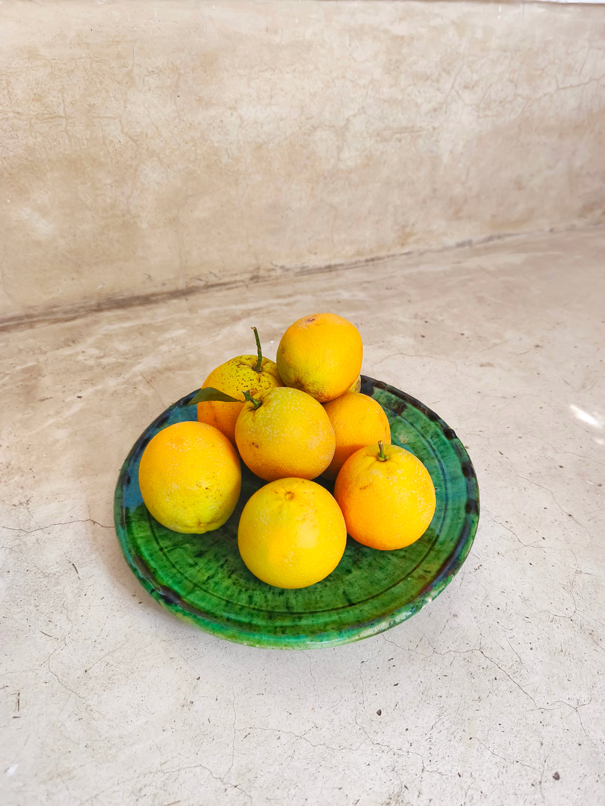 Green glazed Tamegroute Pottery from Morocco