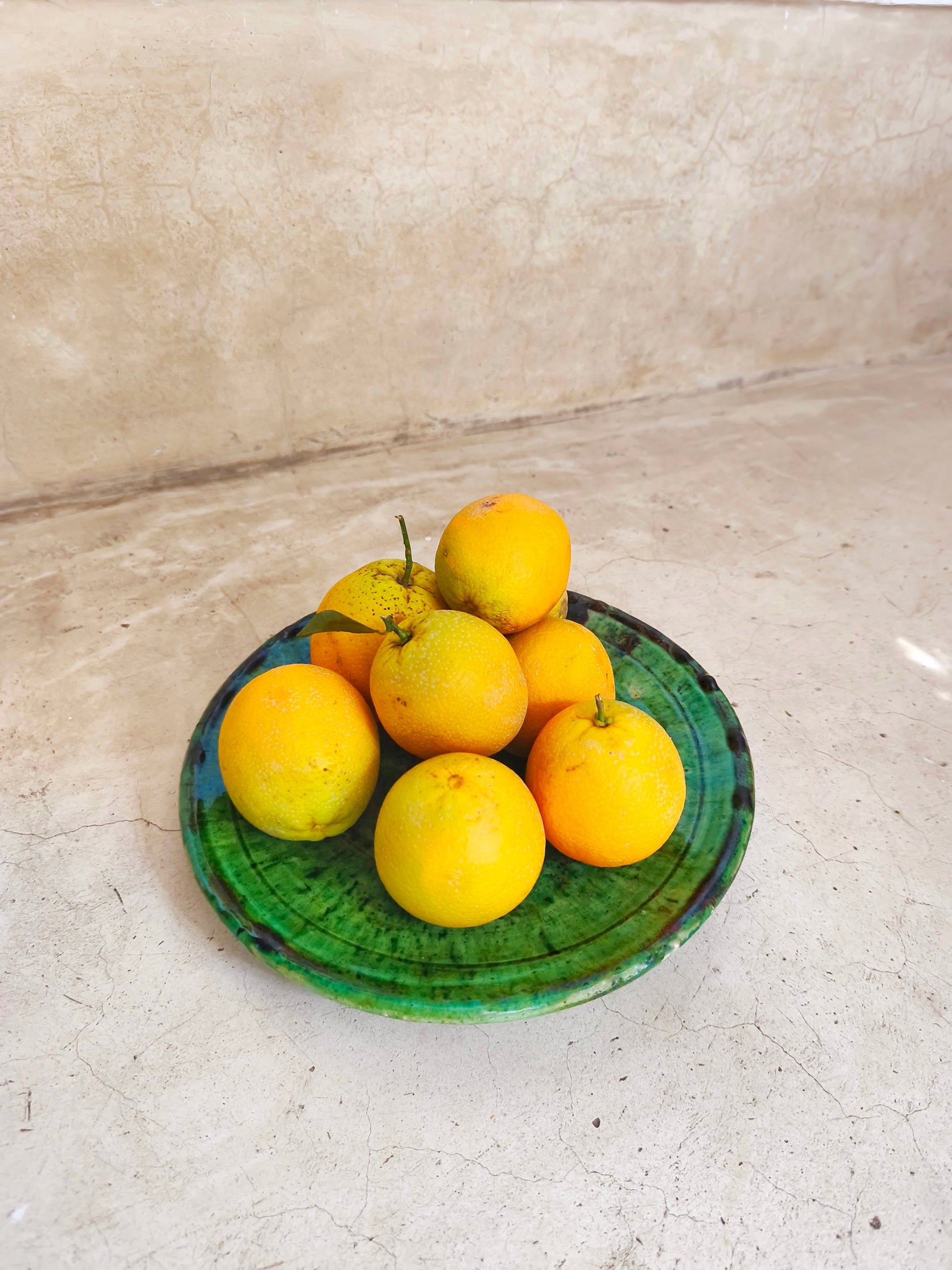 Green glazed Tamegroute Pottery from Morocco