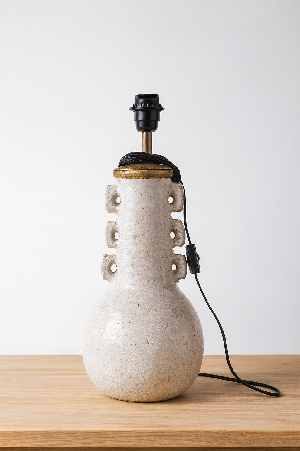 Custom Moroccan Ceramic Table Lamp – Custom Made, 50cm Height x 30cm Width