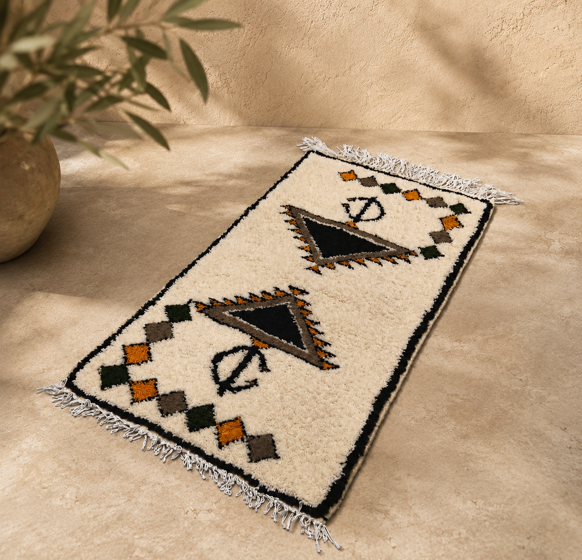 Authentic Handmade Moroccan Berber Wool Rug